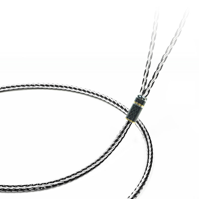 0.78mm 2-Pin 7N Single Crystal Silver&Copper Hybrid Braided IEM Upgrade Cable for 64 Audio Solo, U4s, Volur, U12t, U18t, Vision Ears VE2, VE3.2, VE4.2, VE5, VE6, Astell&Kern STELLA, LUNA, XIO, NOVUS, AURA, ODYSSEY, Diana, Empire Ears Raven, VALKYRIE 