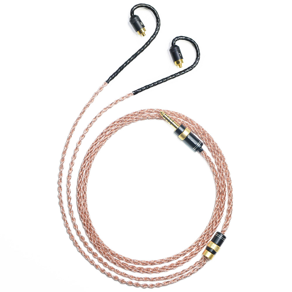 6N Single-Crystal Copper and Graphene Hybrid-Braided IEM Upgrade Cable for Sony IER-M7, IER-M9, IER-Z1R