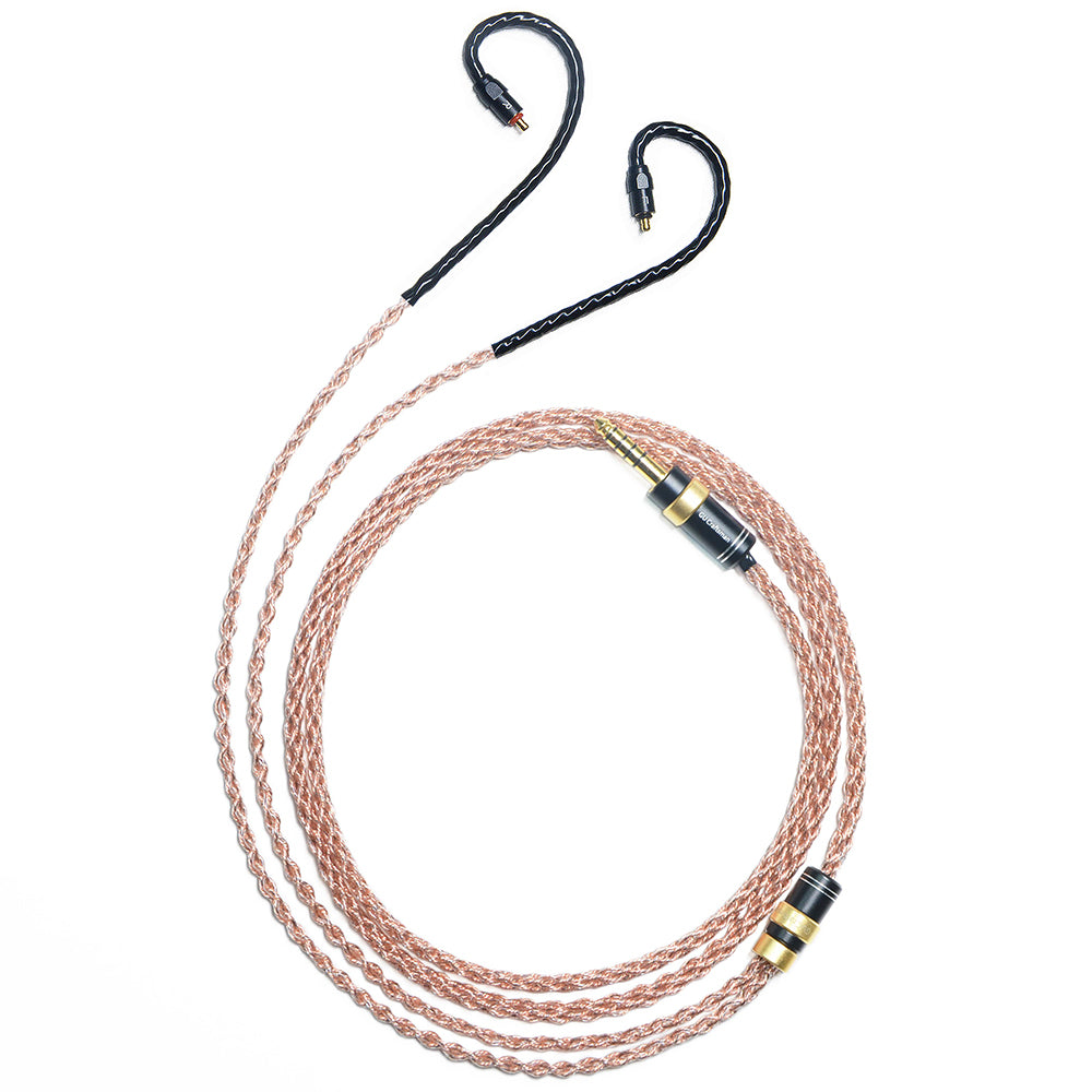 6N Single-Crystal Copper and Graphene Hybrid-Braided IEM Upgrade Cable for Westone Pro X10, Pro X20, Pro X30, Pro X50, MACH10, MACH20, MACH30, MACH40, MACH50, MACH60, MACH70, MACH80