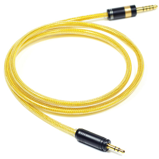 6N Silver-Plated Oxygen-Free Copper Headphone Upgrade Cable with Metal Shielding Layer for Focal HADENYS, AZURYS, BATHYS, BATHYS MG