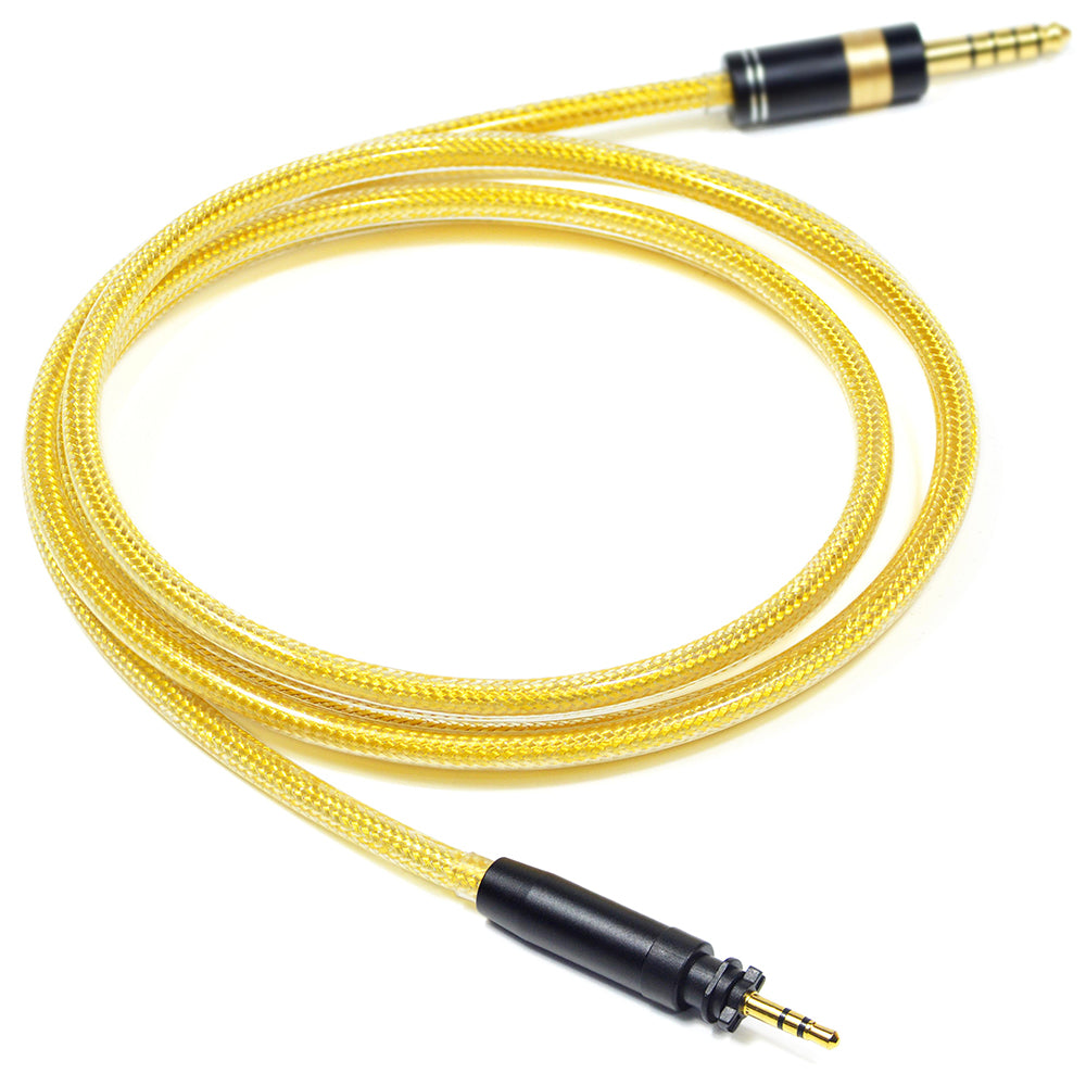 6N Silver-Plated Oxygen-Free Copper Headpnone Upgrade Cable with Metal Shielding Layer for SHURE SRH840A, SRH440A