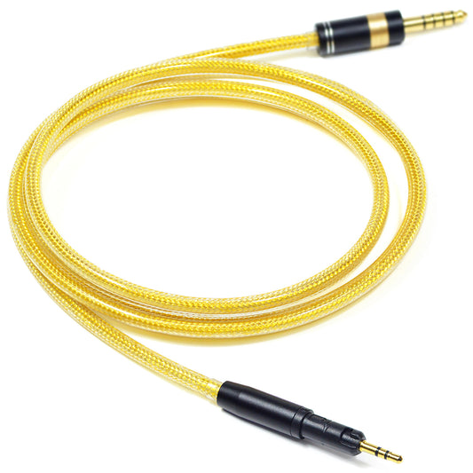 6N Silver-Plated Oxygen-Free Copper Headpnone Upgrade Cable with Metal Shielding Layer for Audio Technica ATH-R50X, ATH-M50X, ATH-M40X, ATH-M60XA, ATH-M70X, ATH-M60X, ATH-PRO5X, ATH-PRO7X