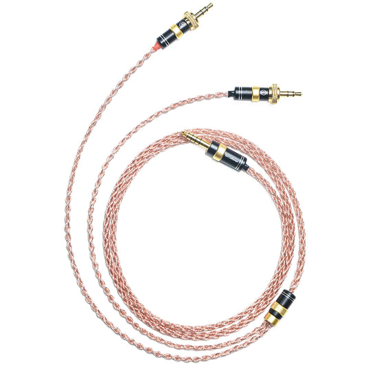6N Single-Crystal Copper and Graphene Hybrid-Braided Headphone Upgrade Cable for Sony MDR-Z7, MDR-Z7M2, MDR-Z1R