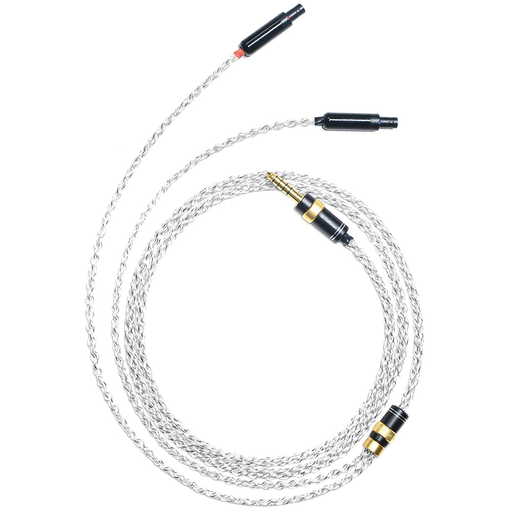 6N Single-Crystal Silver and Graphene Hybrid-Braided Headphone Upgrade Cable for SENNHEISER HD 800, HD 800 S, HD 820