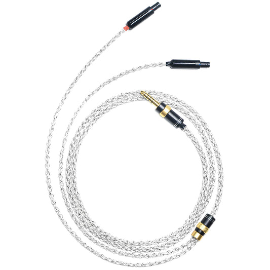 6N Single-Crystal Silver and Graphene Hybrid-Braided Headphone Upgrade Cable for SENNHEISER HD 800, HD 800 S, HD 820