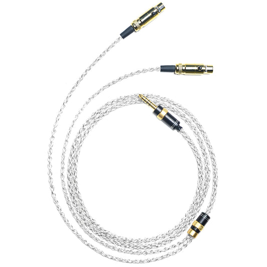 6N Single-Crystal Silver and Graphene Hybrid-Braided Headphone Upgrade Cable for Audeze LCD-X, LCD-XC, LCD-2, LCD-3, LCD-5, LCD-MX4, MM-500, GRADO HP100 SE, Signature S750, Kennerton Thekk, Vali, MEZE EMPYREAN II, Elite