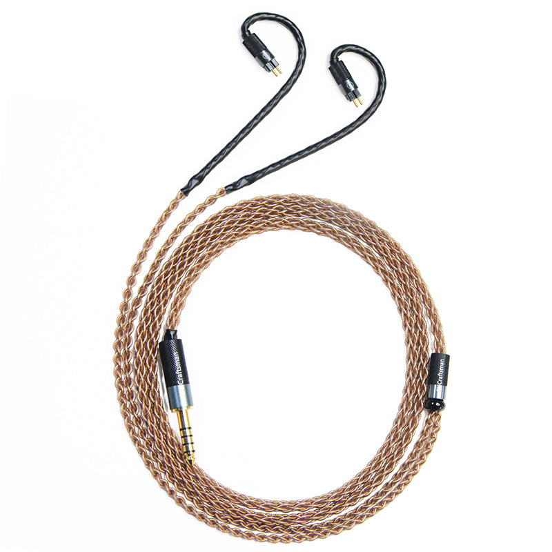0.78mm 2-Pin 6N Single-Crystal Copper IEM Upgrade Cable for 64 Audio Solo, U4s, Volur, U12t, U18t, Vision Ears VE2, VE3.2, VE4.2, VE5, VE6, Astell&Kern STELLA, LUNA, XIO, NOVUS, AURA, ODYSSEY, Diana, Empire Ears Raven, VALKYRIE MKII, Triton, Odin2 MK