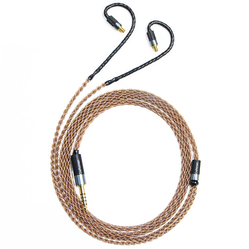 6N Single-Crystal Copper IEM Upgrade Cable for Audio-Technica ATH-LS300is, ATH-LS400is, ATH-LS200is, ATH-E70, ATH-E50, ATH-E40, ATH-LS70is