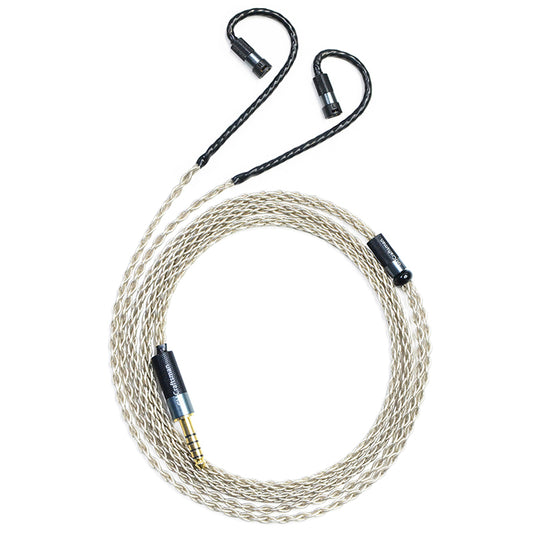 6N Single-Crystal Silver IEM Upgrade Cable for SENNHEISER IE8, IE8i, IE80, IE80S