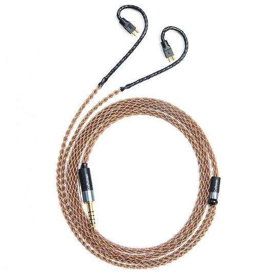 6N Single-Crystal Copper IEM Upgrade Cable for Fitear MH334, MH335DW, MH335ht, MH335ht, Private 223, Private 333, Aya, Custom, EST Custom, TITAN, Air, TG223, TG333, TG335