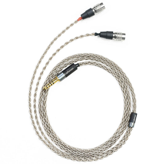 6N Single-Crystal Silver Headphone Upgrade Cable for Dan Clark Aeon 2, AEON 2 Noire, AEON RT, STEALTH, EXPANSE, E3, NOIRE X, NOIRE XO, Aeon 2 Closed, ETHER C Flow, ETHER 2