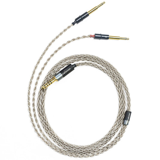 6N Single-Crystal Silver Headphone Upgrade Cable for MEZE 99 Classics, 99 Neo, 99 Noir