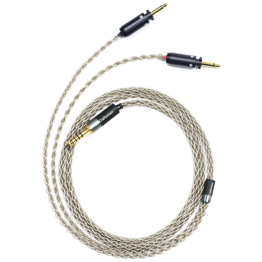 6N Single-Crystal Silver Headphone Upgrade Cable for Final Audio D8000, D8000 Pro Edition, D8000 DC PRO, SONOROUS X, VI, VIII, IV, III, II, PANDORA HOPE VI