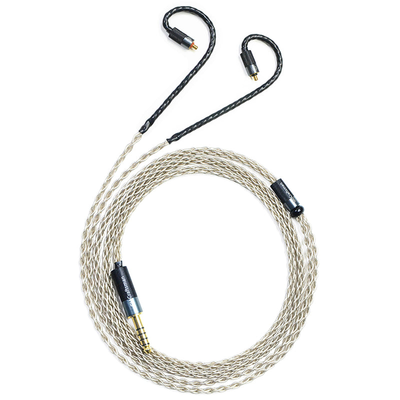 IPX Connector 6N Single-Crystal Silver IEM Upgrade Cable for Ultimate Ears UE250, UE350, UE150, UE PREMIER PRO, UE LIVE PRO, UE18+PRO, UE RR+ PRO, UE6+ PRO, 64 Audio Aspire 1/2/3/4