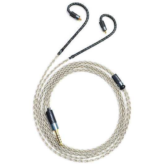 IPX Connector 6N Single-Crystal Silver IEM Upgrade Cable for Ultimate Ears UE250, UE350, UE150, UE PREMIER PRO, UE LIVE PRO, UE18+PRO, UE RR+ PRO, UE6+ PRO, 64 Audio Aspire 1/2/3/4