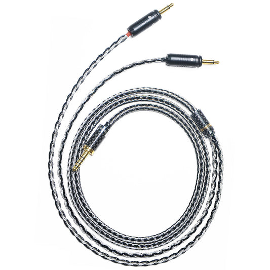 7N Single Crystal Silver&Copper Hybrid Braided Headphone Upgrade Cable for Focal Elegia, Clear, Stellia, Elear, ClearPro MG, Celestee, Radiance, Clear MG
