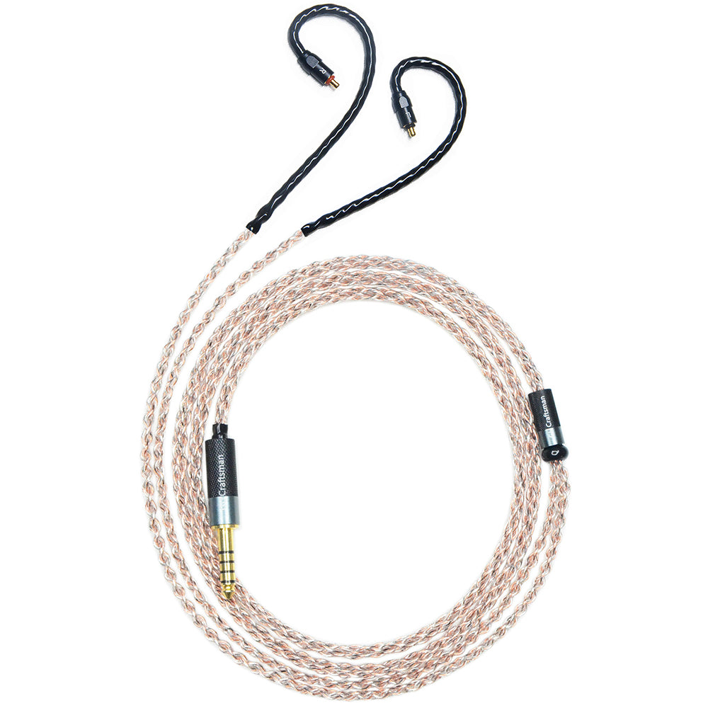 5N Oxygen-Free Copper and Graphene Hybrid-Braided IEM Upgrade Cable for Westone Pro X10, Pro X20, Pro X30, Pro X50, MACH10, MACH20, MACH30, MACH40, MACH50, MACH60, MACH70, MACH80