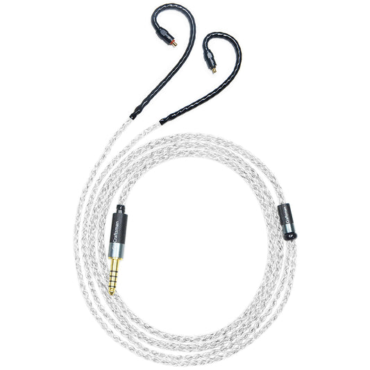 5N Silver-Plated Oxygen-Free Copper and Graphene Hybrid-Braided IEM Upgrade Cable for Westone Pro X10, Pro X20, Pro X30, Pro X50, MACH10, MACH20, MACH30, MACH40, MACH50, MACH60, MACH70, MACH80