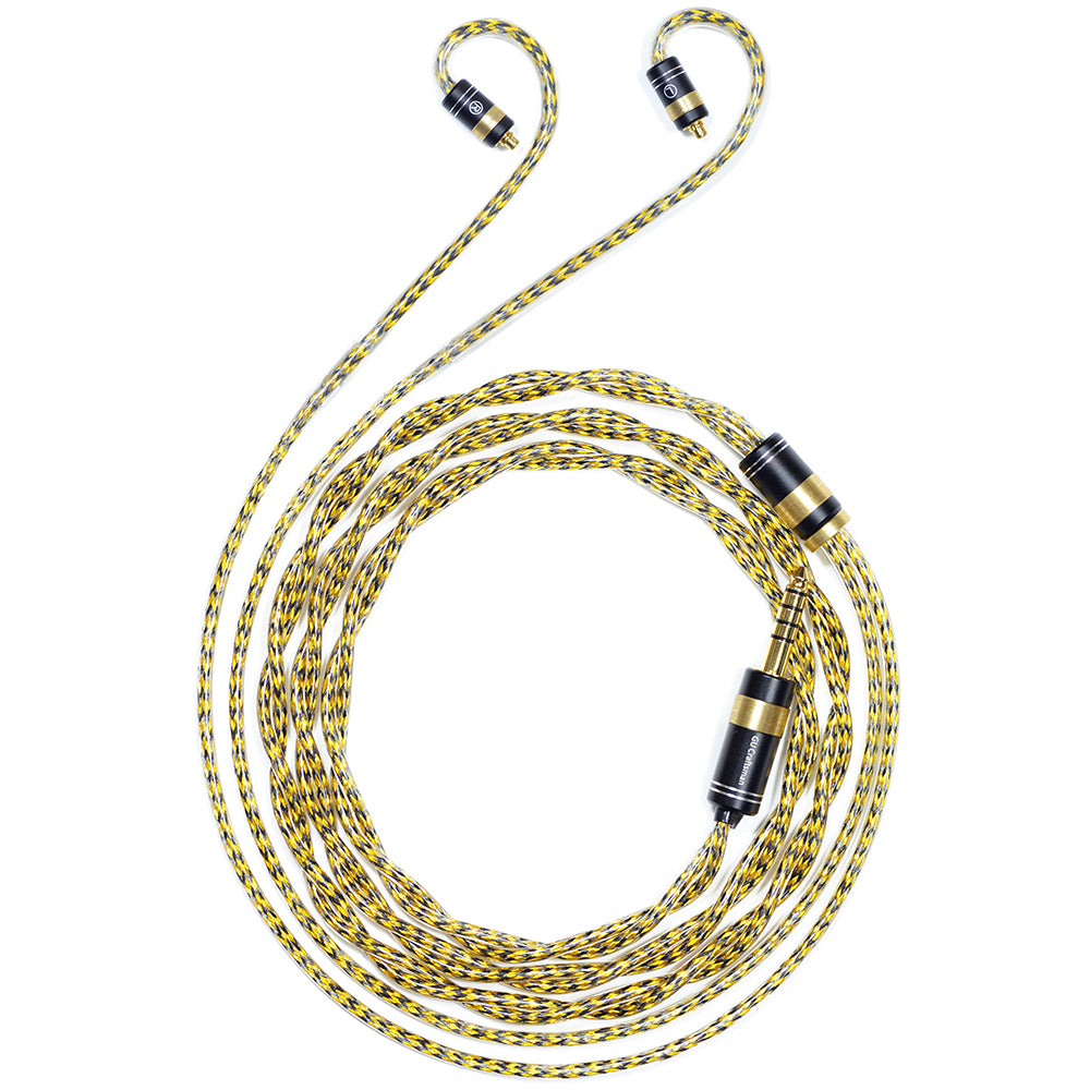 MMCX 6N Silver-Plated Oxygen-Free Copper with Metal Shielding Layer IEM Upgrade Cable for SHURE SE846, SE535, Beyerdynamic DT 70 IE, DT 71 IE, DT 72 IE, DT 73 IE, Astell&Kern AK T9iE, AK T8iE Mk II, AK T8iE, Campfire Audio Iris, Grand Luna, Clara, As
