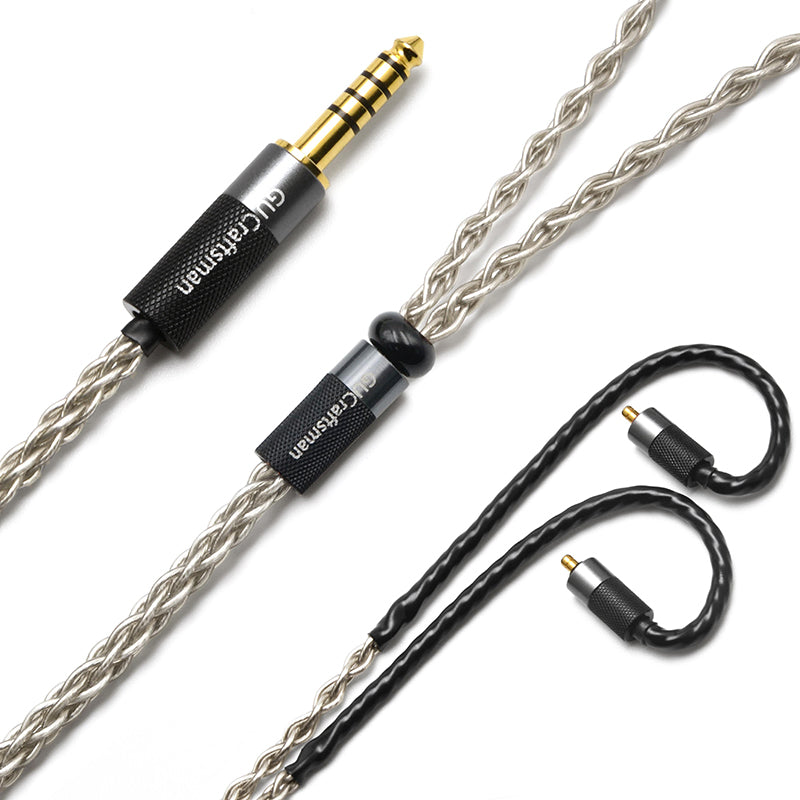 IPX Connector 6N Single-Crystal Silver IEM Upgrade Cable for Ultimate Ears UE250, UE350, UE150, UE PREMIER PRO, UE LIVE PRO, UE18+PRO, UE RR+ PRO, UE6+ PRO, 64 Audio Aspire 1/2/3/4
