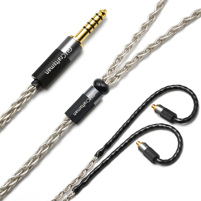 6N Single-Crystal Silver IEM Upgrade Cable for AKG N30, N40, N5005