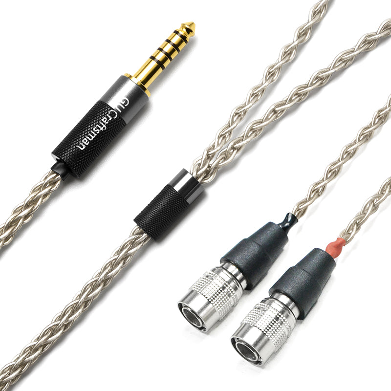 6N Single-Crystal Silver Headphone Upgrade Cable for Dan Clark Aeon 2, AEON 2 Noire, AEON RT, STEALTH, EXPANSE, E3, NOIRE X, NOIRE XO, Aeon 2 Closed, ETHER C Flow, ETHER 2