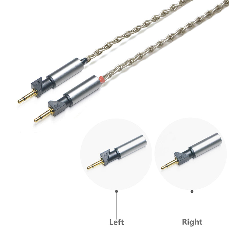6N Single-Crystal Silver Headphone Upgrade Cable for Abyss Diana V2, Diana TC, Diana MR, Diana DZ, JOAL