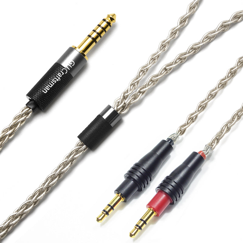 6N Single-Crystal Silver Headphone Upgrade Cable for TAGO Studio T3-01, T3-01-MD, T3-03