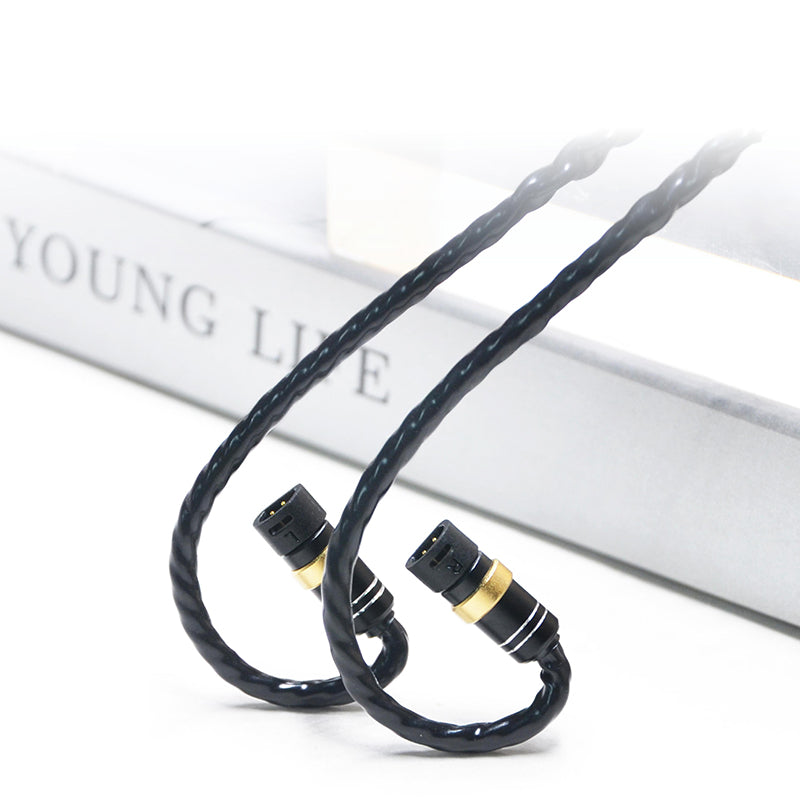 6N Single-Crystal Silver and Graphene Hybrid-Braided IEM Upgrade Cable for SENNHEISER IE8, IE8i, IE80, IE80S