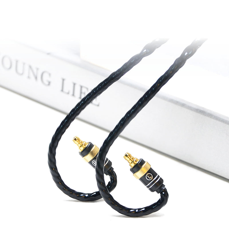 6N Single-Crystal Silver and Graphene Hybrid-Braided IEM Upgrade Cable for SENNHEISER IE500Pro, IE400Pro, IE100Pro
