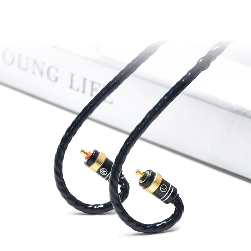 IPX Connector 6N Single-Crystal Silver and Graphene Hybrid-Braided IEM Upgrade Cable for Ultimate Ears UE250, UE350, UE150, UE PREMIER PRO, UE LIVE PRO, UE18+PRO, UE RR+ PRO, UE6+ PRO, 64 Audio Aspire 1/2/3/4