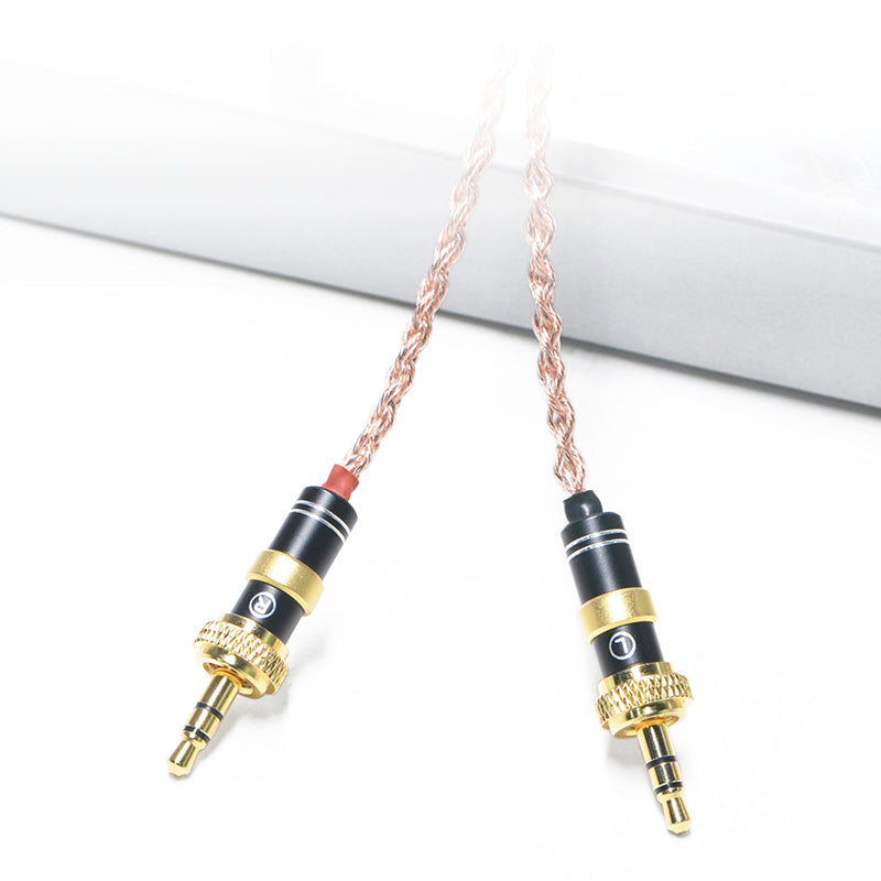 6N Single-Crystal Copper and Graphene Hybrid-Braided Headphone Upgrade Cable for Sony MDR-Z7, MDR-Z7M2, MDR-Z1R