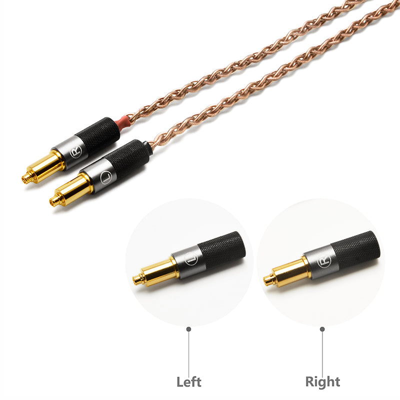 6N Single-Crystal Copper Headphone Upgrade Cable for Shure SRH1440, SRH1540, SRH1840