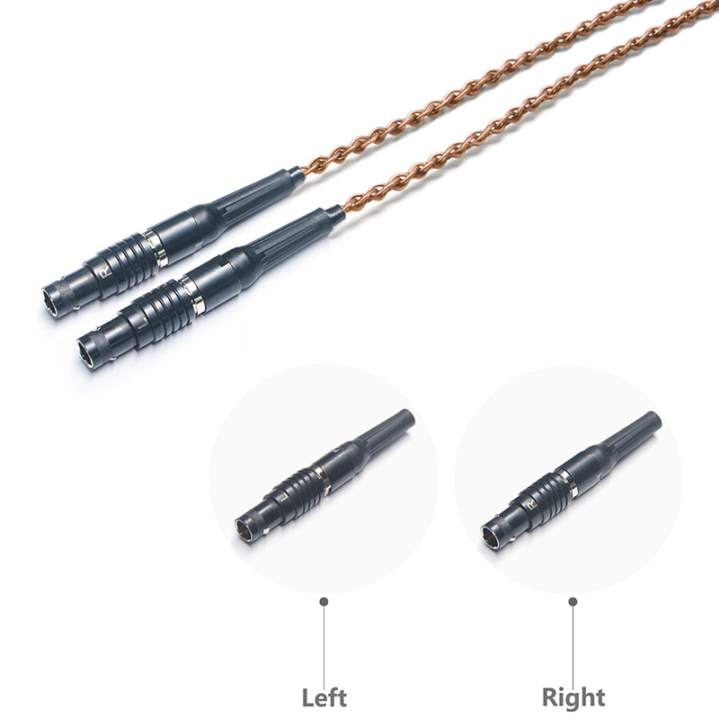 6N Single-Crystal Copper Headphone Upgrade Cable for Focal Utopia