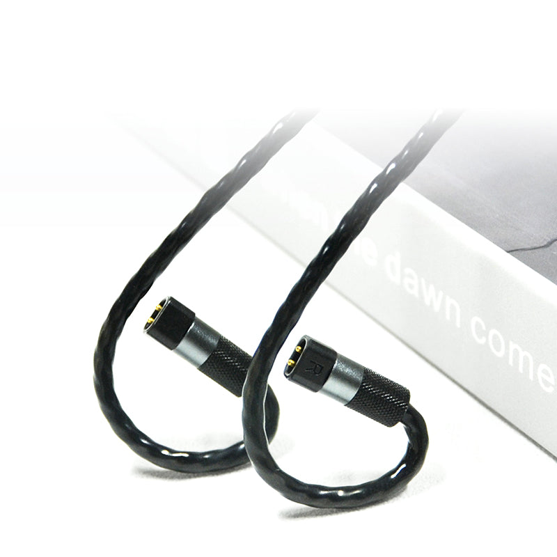 6N Single-Crystal Silver IEM Upgrade Cable for QDC Anole V14, Anole VX, Anole V6, Gemini, Tiger, Folk, Debut, V3 II, 8Pro, 4Pro, Dmagic 3D, Fusion, Live, HiFi, MASTER