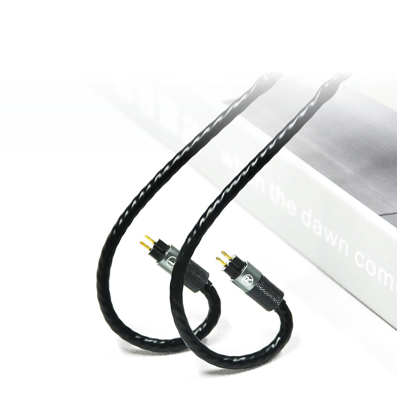 0.78mm 2-Pin 6N Single-Crystal Copper IEM Upgrade Cable for 64 Audio Solo, U4s, Volur, U12t, U18t, Vision Ears VE2, VE3.2, VE4.2, VE5, VE6, Astell&Kern STELLA, LUNA, XIO, NOVUS, AURA, ODYSSEY, Diana, Empire Ears Raven, VALKYRIE MKII, Triton, Odin2 MK