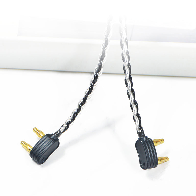 7N Single Crystal Silver&Copper Hybrid Braided Headphone Upgrade Cable for Austrian The Composer