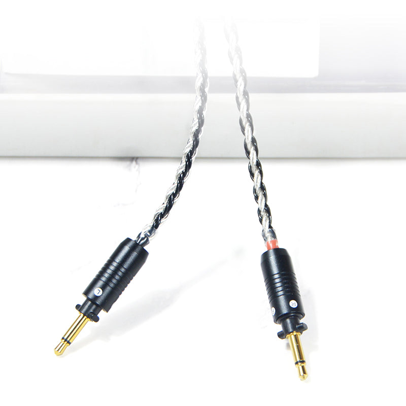 7N Single Crystal Silver&Copper Hybrid Braided Headphone Upgrade Cable for Final Audio D8000, D8000 Pro Edition, D8000 DC PRO, SONOROUS X, VI, VIII, IV, III, II, PANDORA HOPE VI