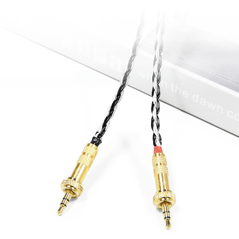 7N Single Crystal Silver&Copper Hybrid Braided Headphone Upgrade Cable for Sony MDR-Z7, MDR-Z7M2, MDR-Z1R