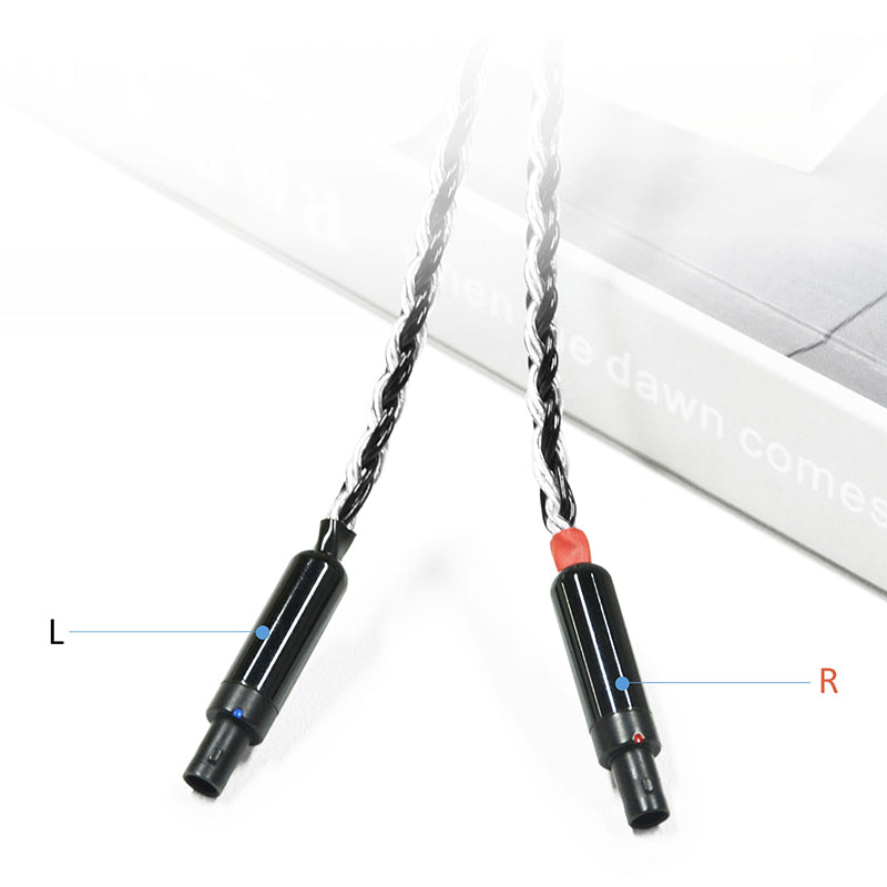 7N Single Crystal Silver&Copper Hybrid Braided Headphone Upgrade Cable for SENNHEISER HD 800, HD 800 S, HD 820