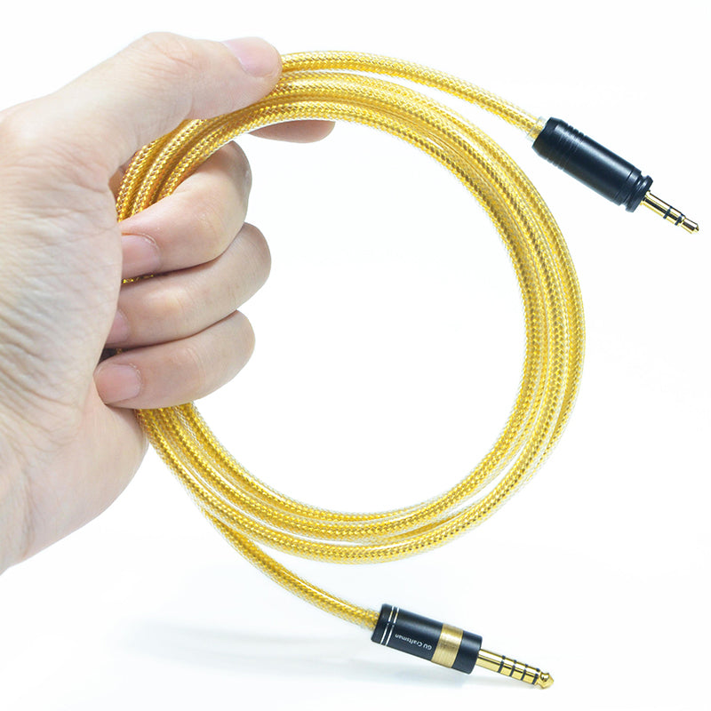 6N Silver-Plated Oxygen-Free Copper Headphone Upgrade Cable with Metal Shielding Layer for Focal HADENYS, AZURYS, BATHYS, BATHYS MG