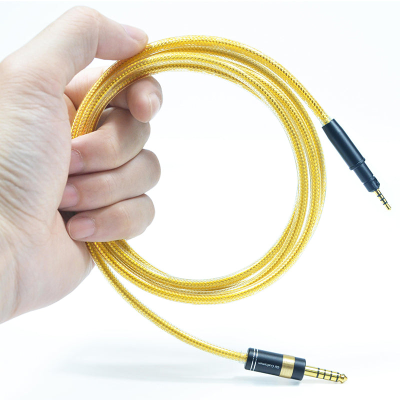 6N Silver-Plated Oxygen-Free Copper Headpnone Upgrade Cable with Metal Shielding Layer for SENNHEISER MOMENTUM 1, MOMENTUM 2, MOMENTUM 3