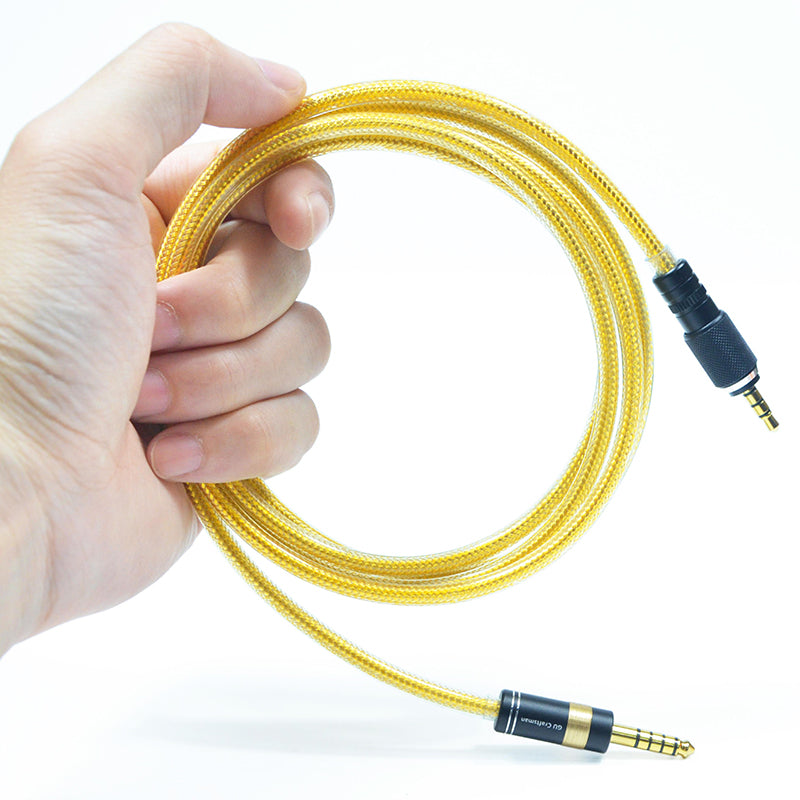 6N Silver-Plated Oxygen-Free Copper Headphone Upgrade Cable with Metal Shielding Layer for Sony MDR-MV1, MDR-M1, MDR-M1ST