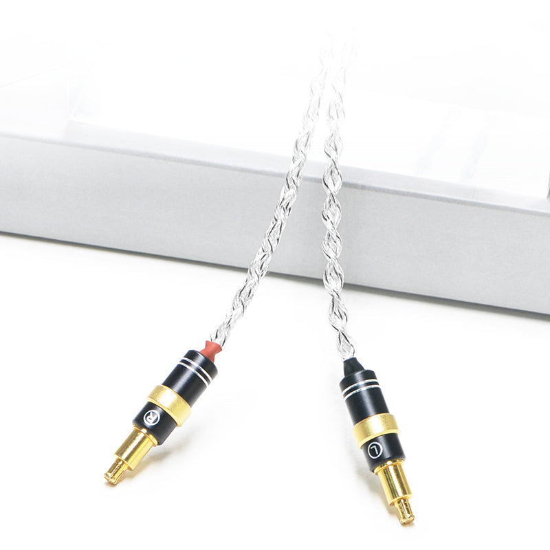 6N Single-Crystal Silver and Graphene Hybrid-Braided Headphone Upgrade Cable for Audio-Technica ATH-AWAS, ATH-AWKT, ATH-MSR7B, ATH-ESW990H, ATH-ESW950, ATH-AP2000Ti, ATH-AWKG, ATH-L5000, ATH-SR9, ATH-ADX5000, ATH-WP900