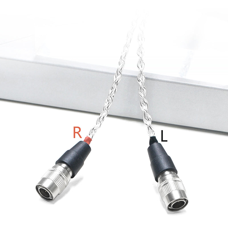 6N Single-Crystal Silver and Graphene Hybrid-Braided Headphone Upgrade Cable for Dan Clark Aeon 2, AEON 2 Noire, AEON RT, STEALTH, EXPANSE, E3, NOIRE X, NOIRE XO, Aeon 2 Closed, ETHER C Flow, ETHER 2