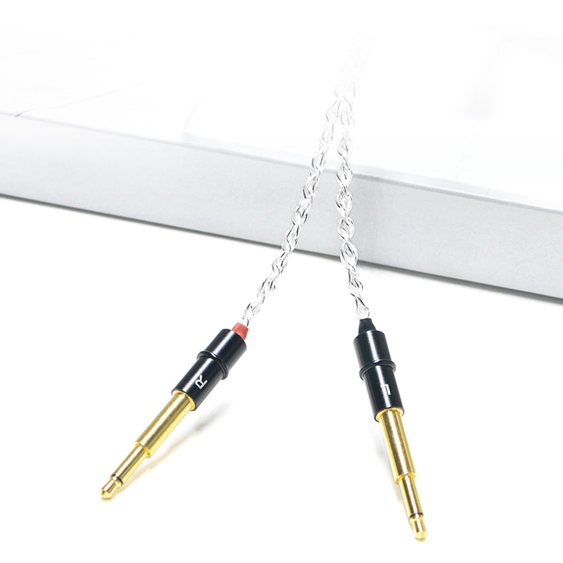 6N Single-Crystal Silver and Graphene Hybrid-Braided Headphone Upgrade Cable for MEZE LIRIC 2, POET, 109 PRO, 105 SILVA, 105 AER, STRADA, 99 Classics, 99 Neo, 99 Noir