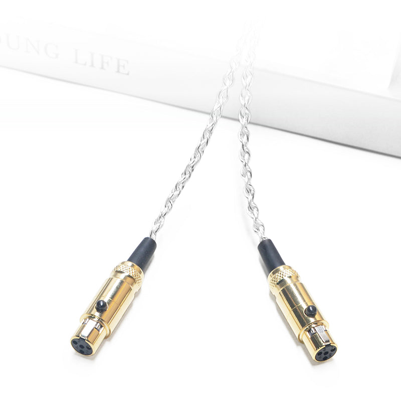 6N Single-Crystal Silver and Graphene Hybrid-Braided Headphone Upgrade Cable for Audeze LCD-X, LCD-XC, LCD-2, LCD-3, LCD-5, LCD-MX4, MM-500, GRADO HP100 SE, Signature S750, Kennerton Thekk, Vali, MEZE EMPYREAN II, Elite