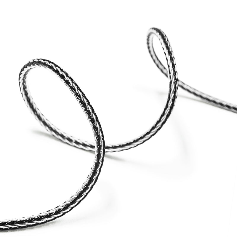 7N Single Crystal Silver&Copper Hybrid Braided Headphone Upgrade Cable for Austrian The Composer