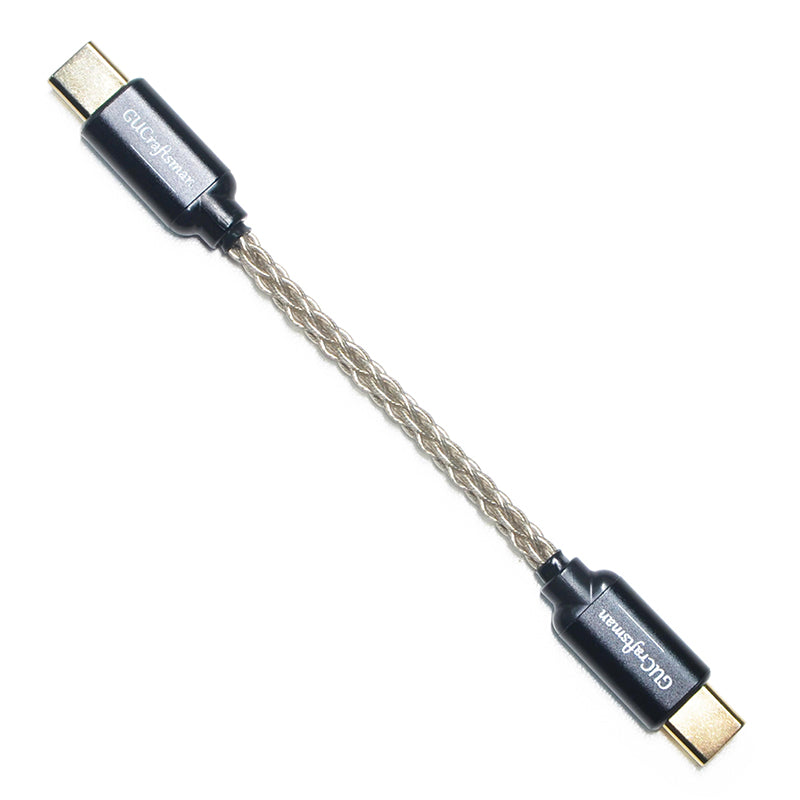 6N Single-Crystal Silver Type-C to Type-C DAC Amplifier Cable for All Smart Audio Players/Devices with Type-C Ports