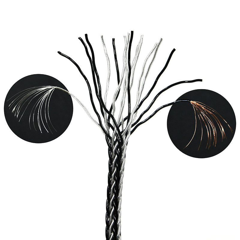 7N Single Crystal Silver&Copper Hybrid Braided Headphone Upgrade Cable for Dan Clark Aeon 2, AEON 2 Noire, AEON RT, STEALTH, EXPANSE, E3, NOIRE X, NOIRE XO, Aeon 2 Closed, ETHER C Flow, ETHER 2